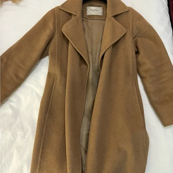 ICONIC MAXMARA MANUELA ICON THICK CAMEL COAT - LIKE NEW | MADE IN ITALY SIZE. 38 - Picture 9 of 11